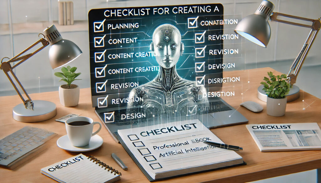 Checklist para Criar um eBook Profissional Usando Inteligência Artificial
