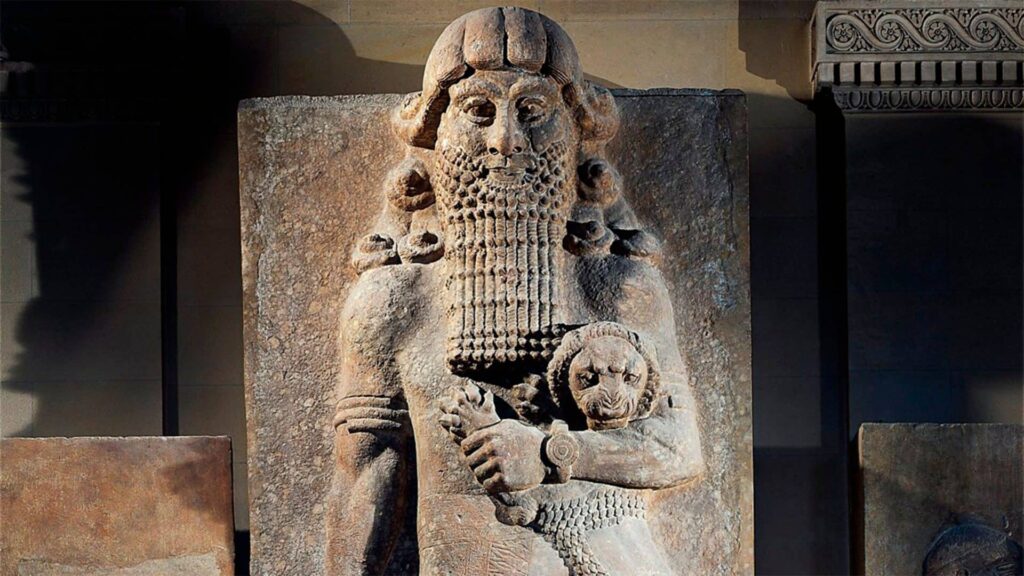 Estátua de Gilgamesh | Imagem: Reprodução (BBC)